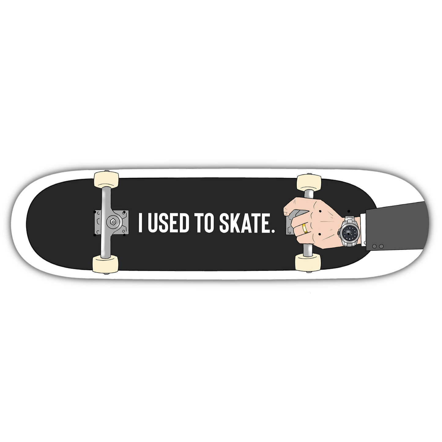I Used to Skate x Mall Grab Skate Deck