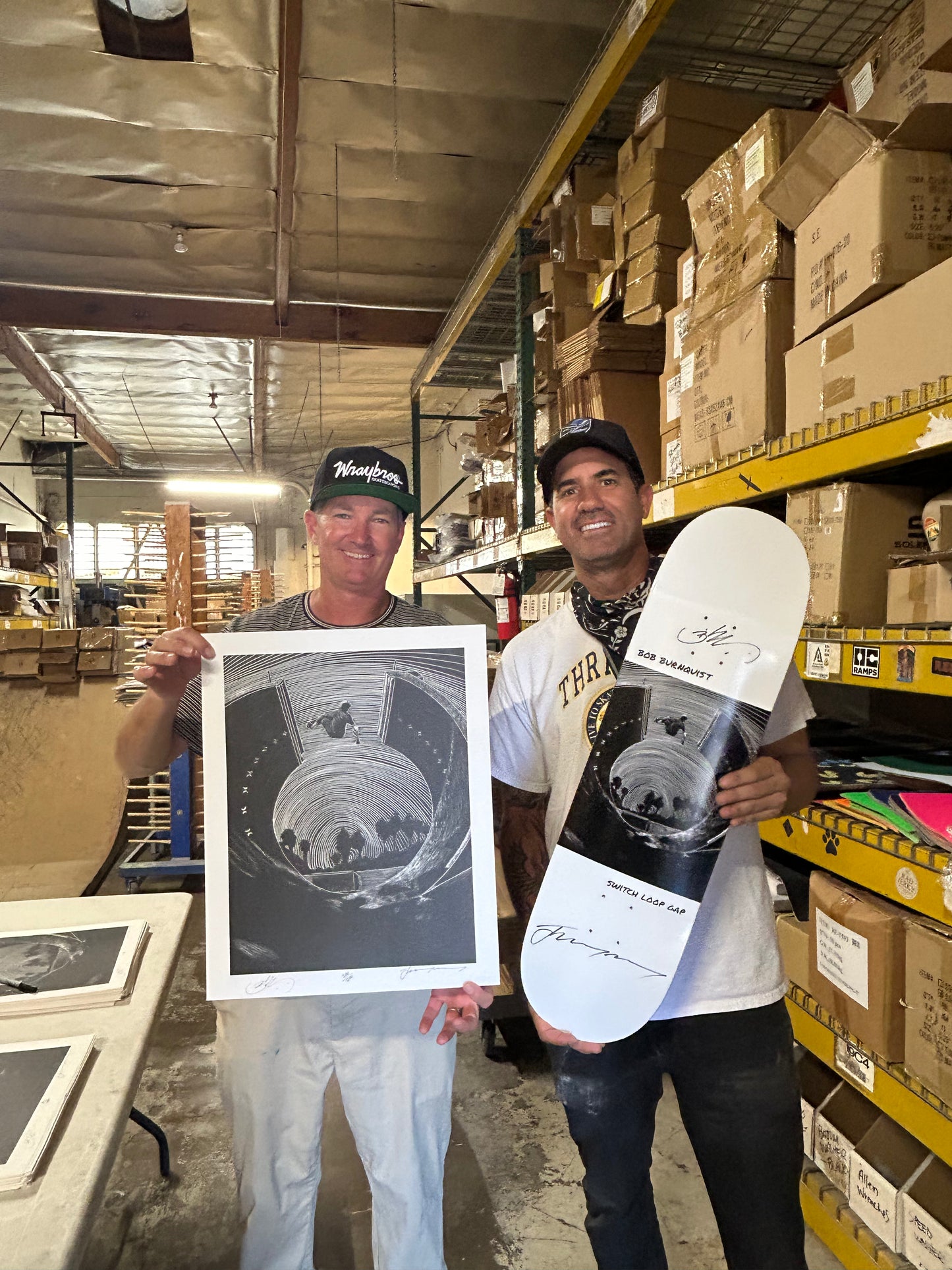 Bob Burnquist 'Switch Loop Gap' Autographed Artist Series Deck – Limited Edition | Jeremy Wray