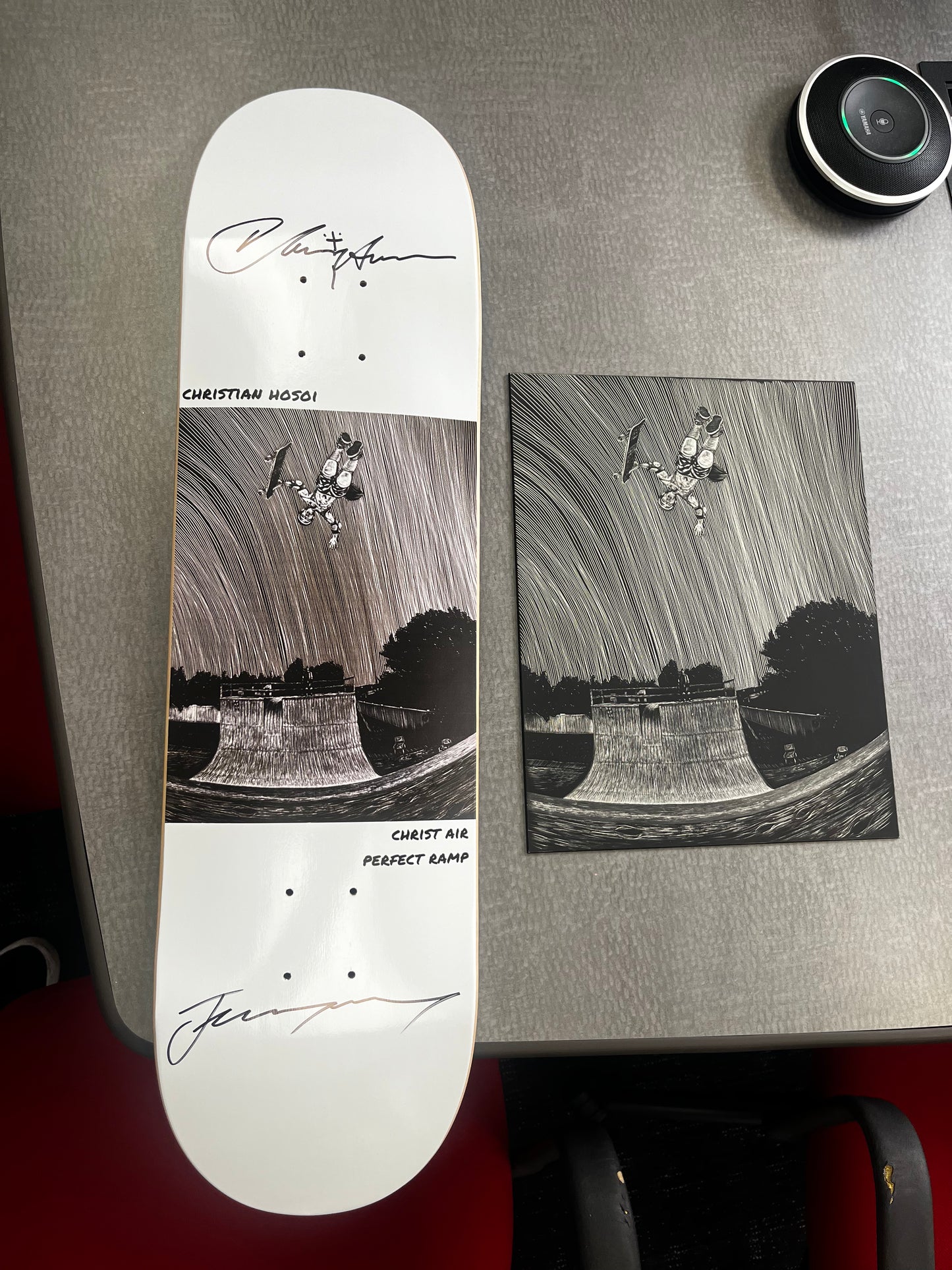 Christian Hosoi & Jeremy Wray 'Christ Air' Artist Series Deck – Autographed Limited Edition