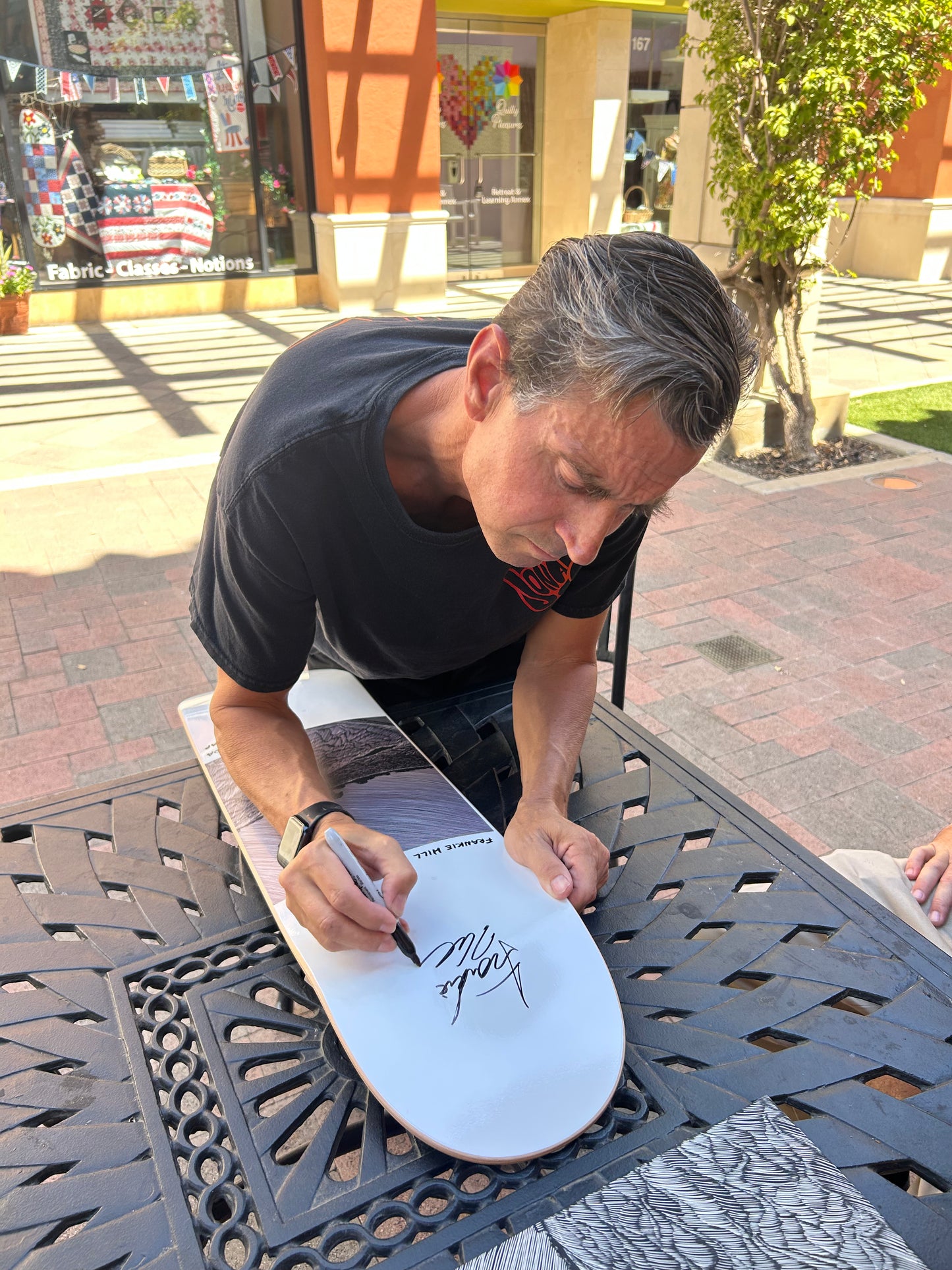 Baraja histórica autografiada y dibujada a mano de Jeremy Wray "Water Tower Ollie"