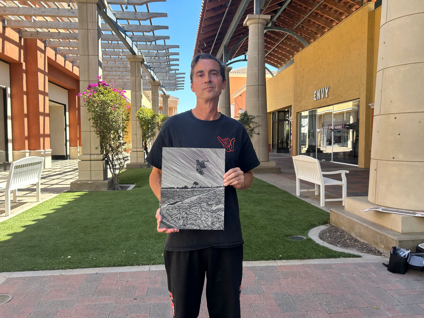 Baraja histórica autografiada y dibujada a mano de Jeremy Wray "Water Tower Ollie"
