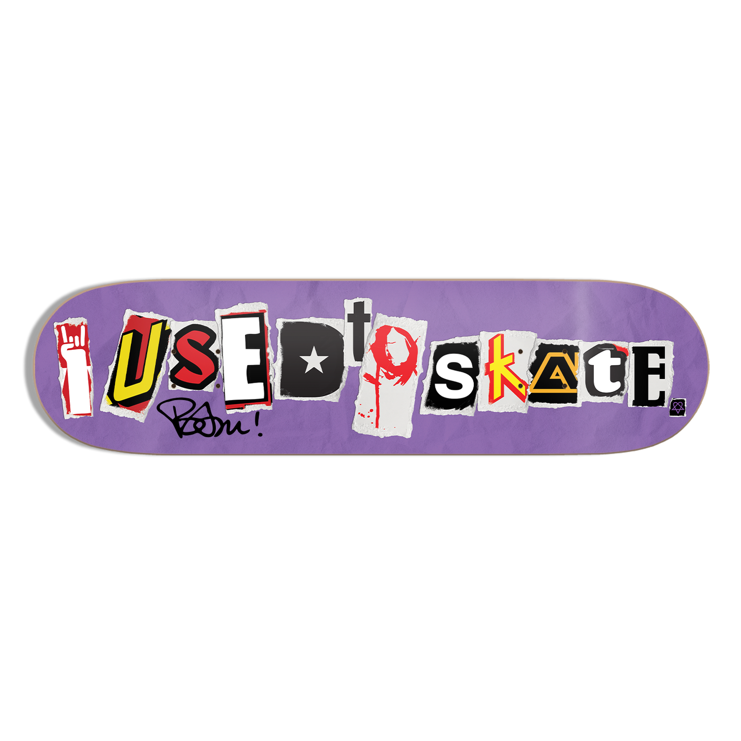 PRE-SALE - Exclusive Bam Margera Autographed 'I Used to Skate' OG Board