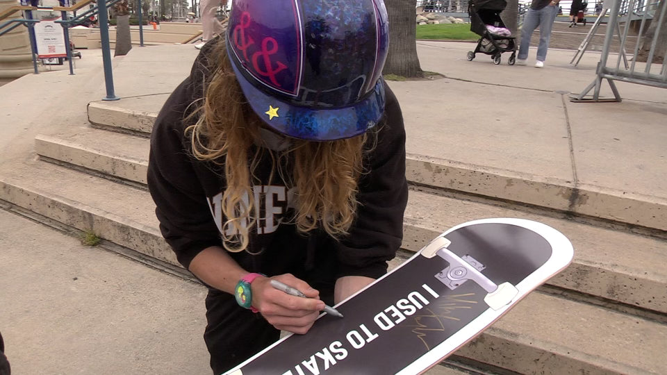 Limited Edition Mikey Taylor & Andy Anderson Autographed 'I Used to Skate' Classic Deck
