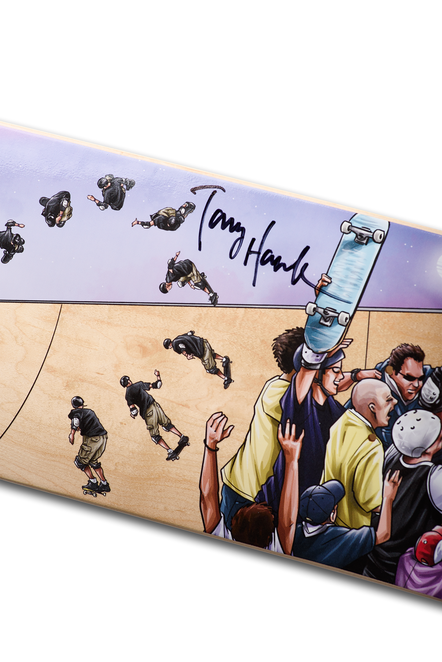Limited Edition Autographed Tony Hawk 'The 900' Storied Deck
