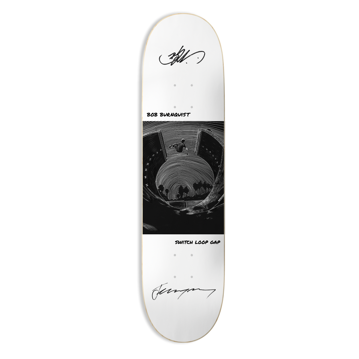 (Pre-Sale) Bob Burnquist 'Switch Loop Gap' Autographed Artist Series Deck – Limited Edition | Jeremy Wray