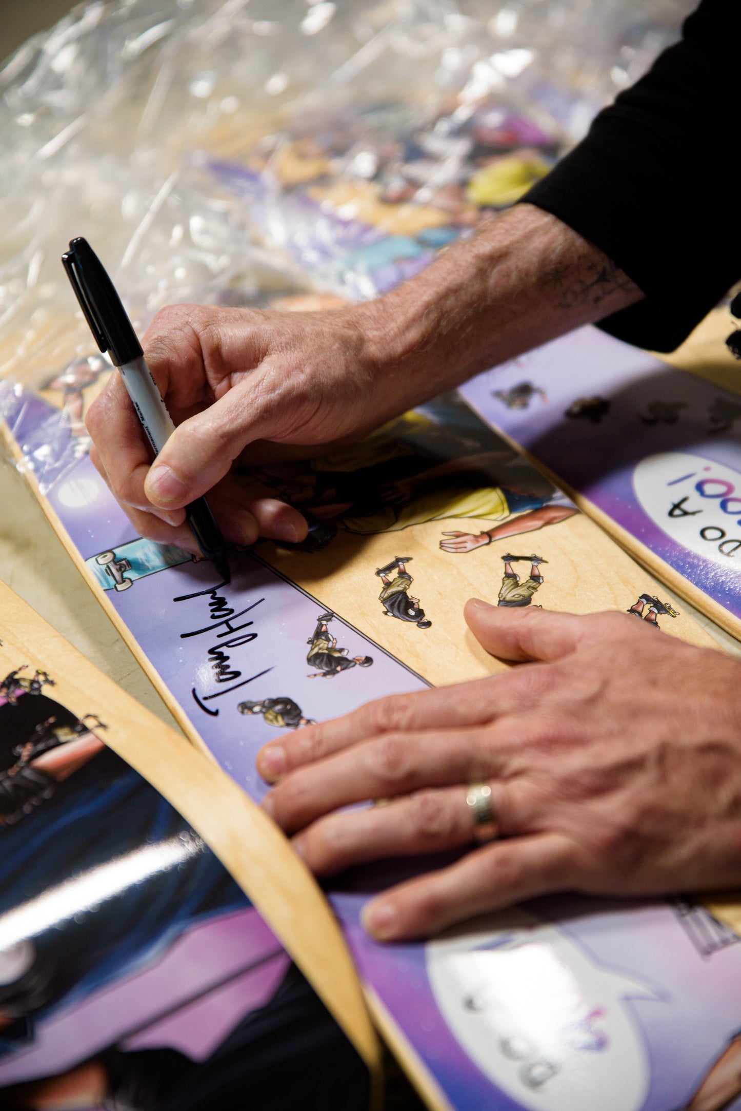 The Final Drop. Autographed Tony Hawk 'The 900' Storied Deck. Limited Edition.