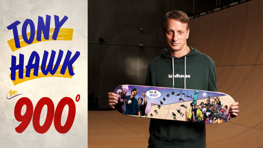 Tony Hawk landing the first ever 900 at the 1999 X Games in San Francisco