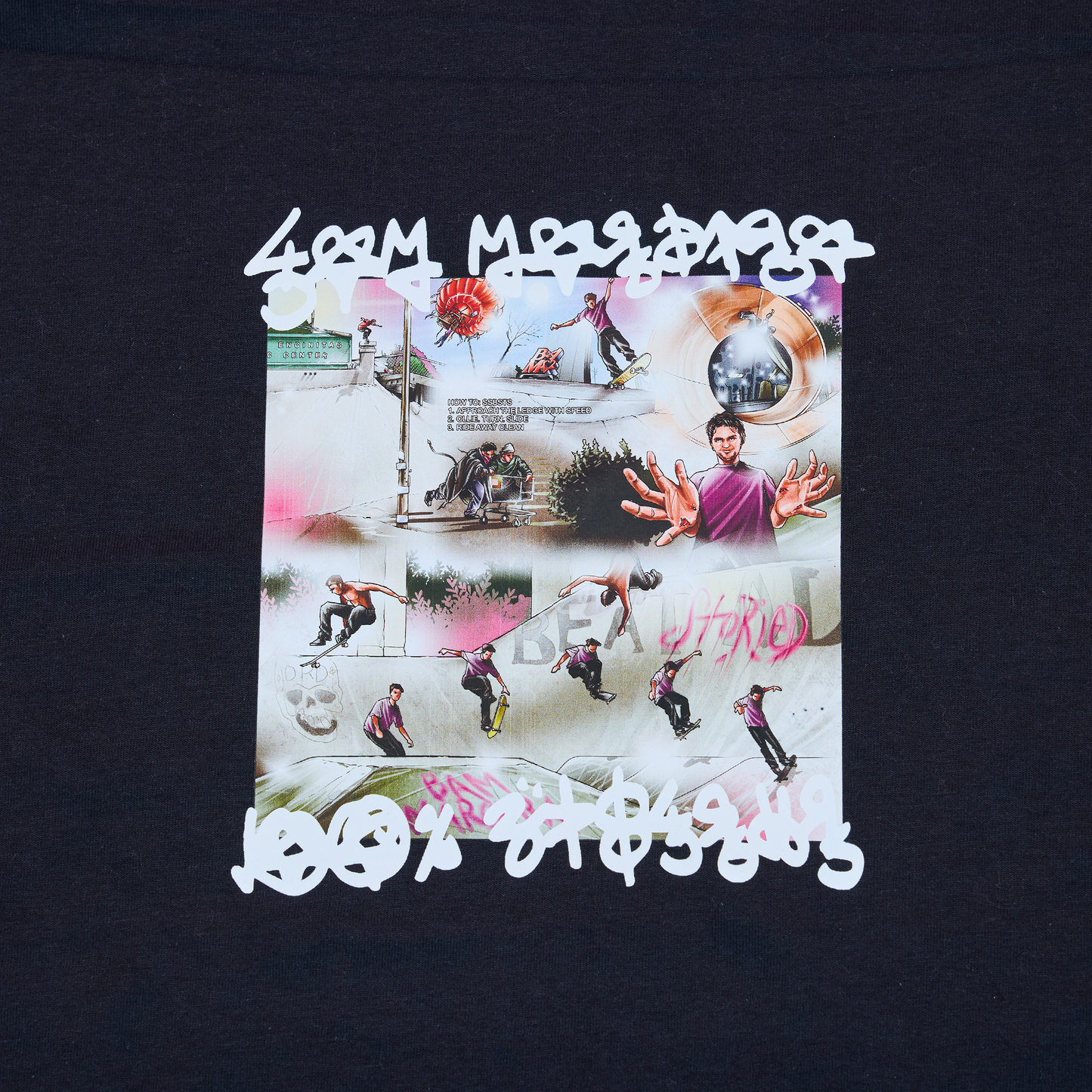 (Pre-Sale) Bam Margera '100% Skateboarder' T-Shirt