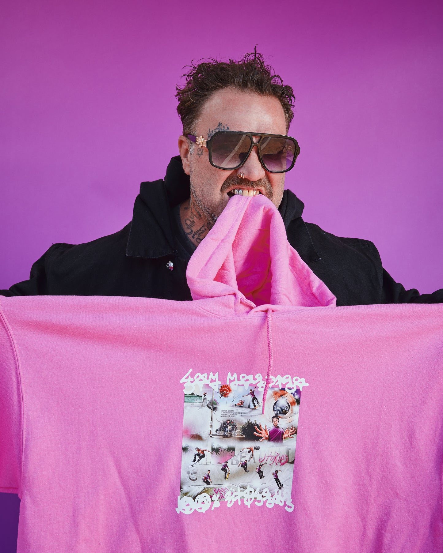 (Pre-Sale) Bam Margera '100% Skateboarder' Hoodie