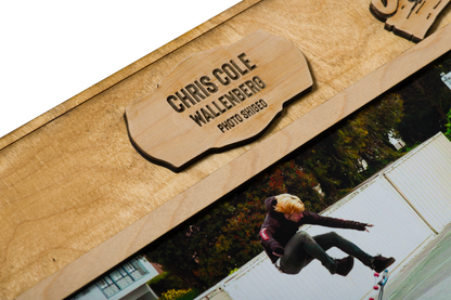 'Most Famous 360 Flip' Limited Quantity Plaques Signed by Chris Cole and Chris Joslin