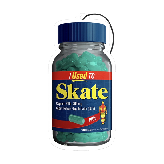 I Used to Skate x Advil Air Freshner
