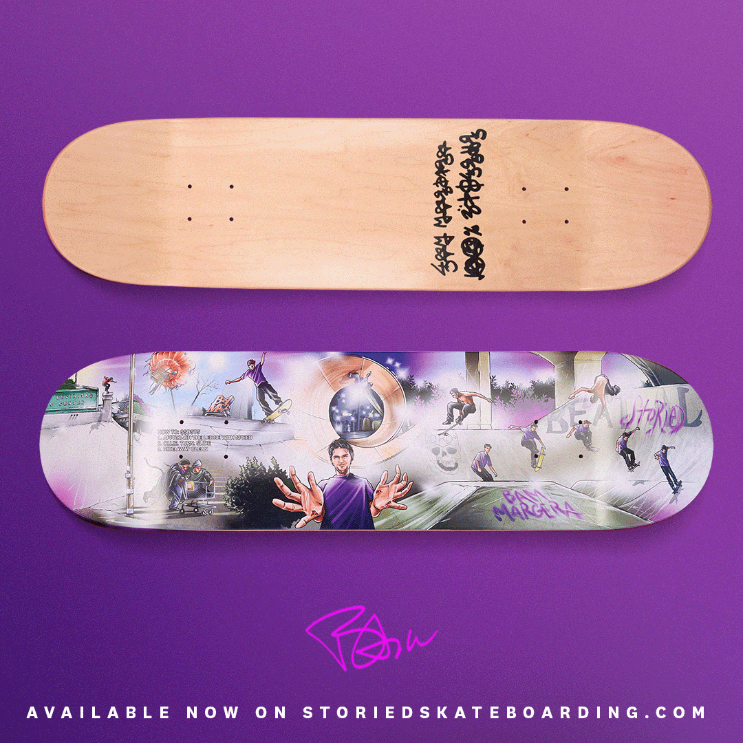 Bam Margera '100% Skateboarder' Bundle | Deck + Hoodie + Tee | Storied