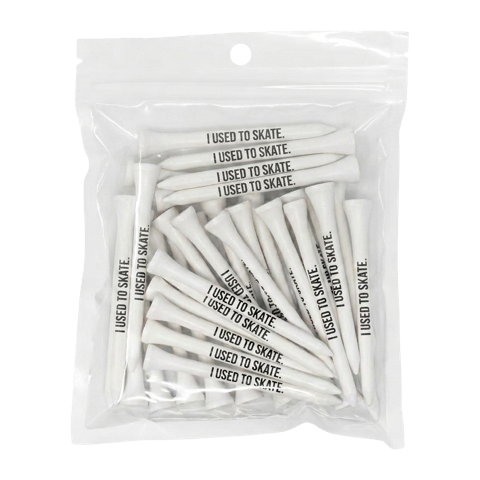 I Used to Skate x Now I Play Golf | Golf Tees | Pack of 25 | Storied