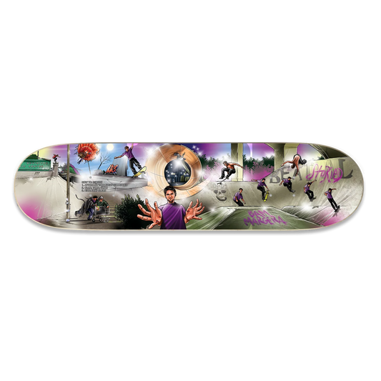 The Official Bam Margera Skateboard '100% Skateboarder' Deck | Unsigned