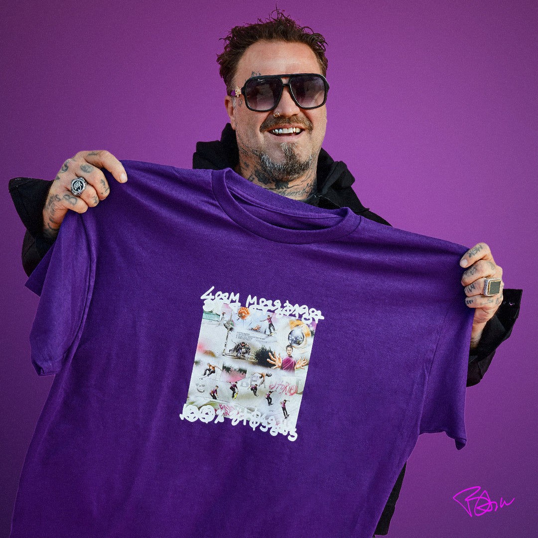 Bam Margera '100% Skateboarder' T-Shirt