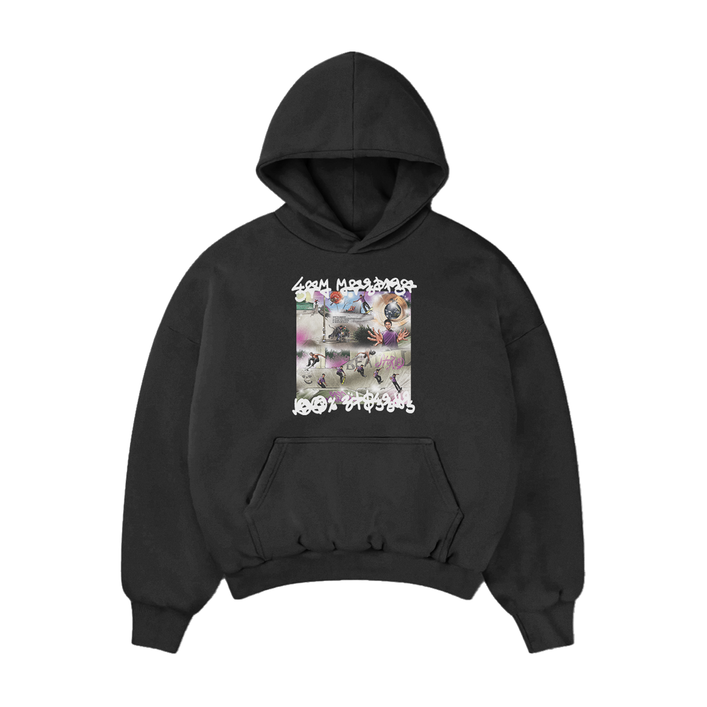 Bam Margera '100% Skateboarder' Hoodie