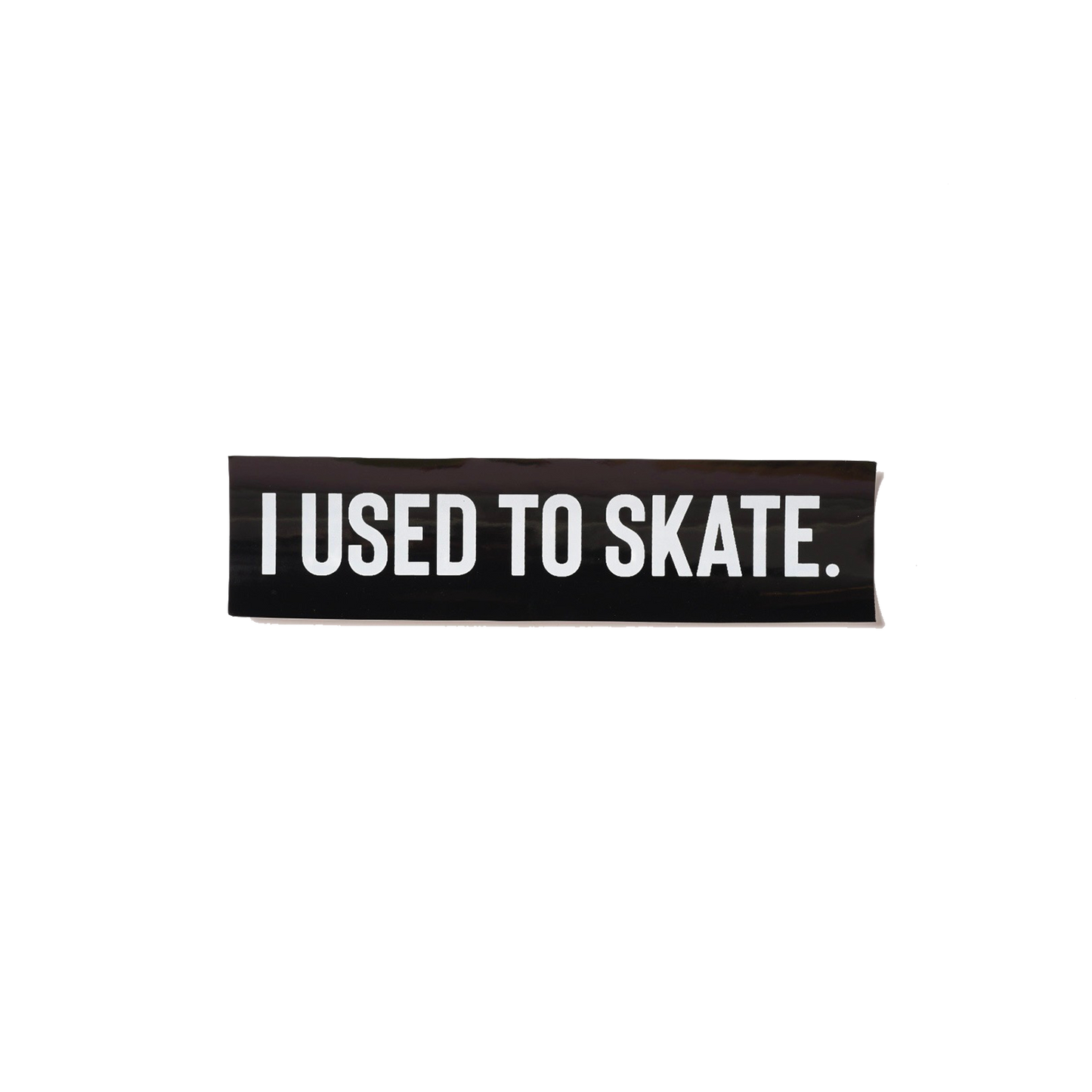 'I Used to Skate' Bumper Sticker