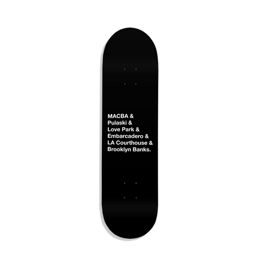 Iconic City Series Skate Deck