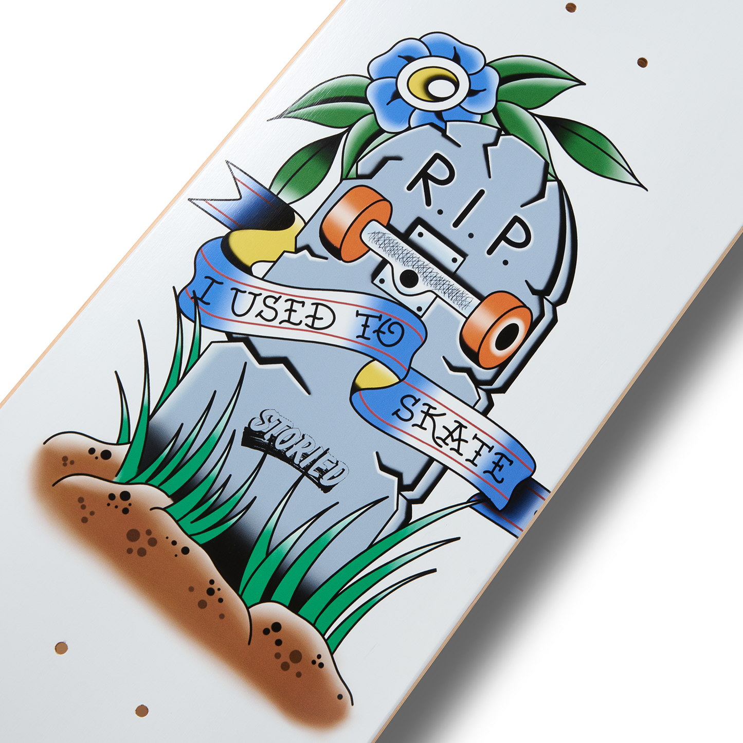 I Used to Skate x Graveyard Skate Deck