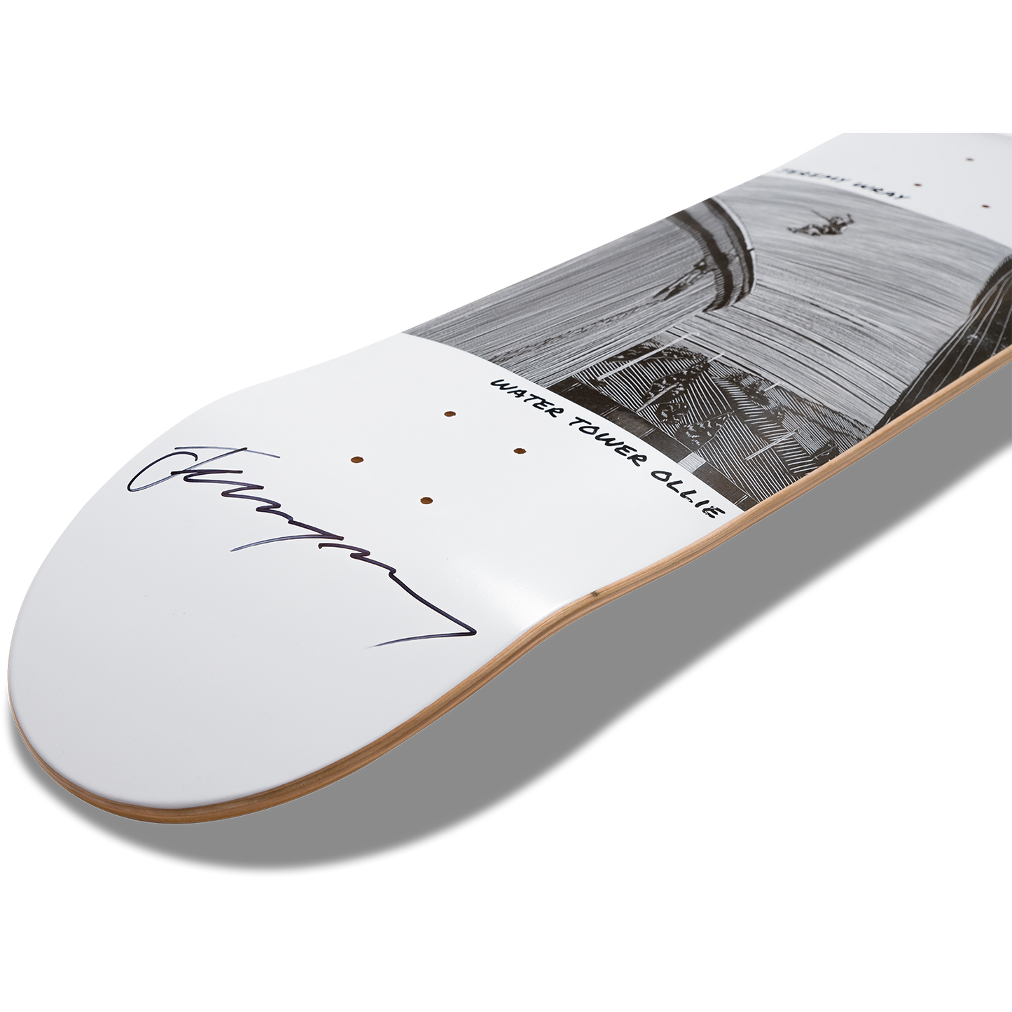 Hand Drawn Autographed Jeremy Wray 'Water Tower Ollie' Storied Deck