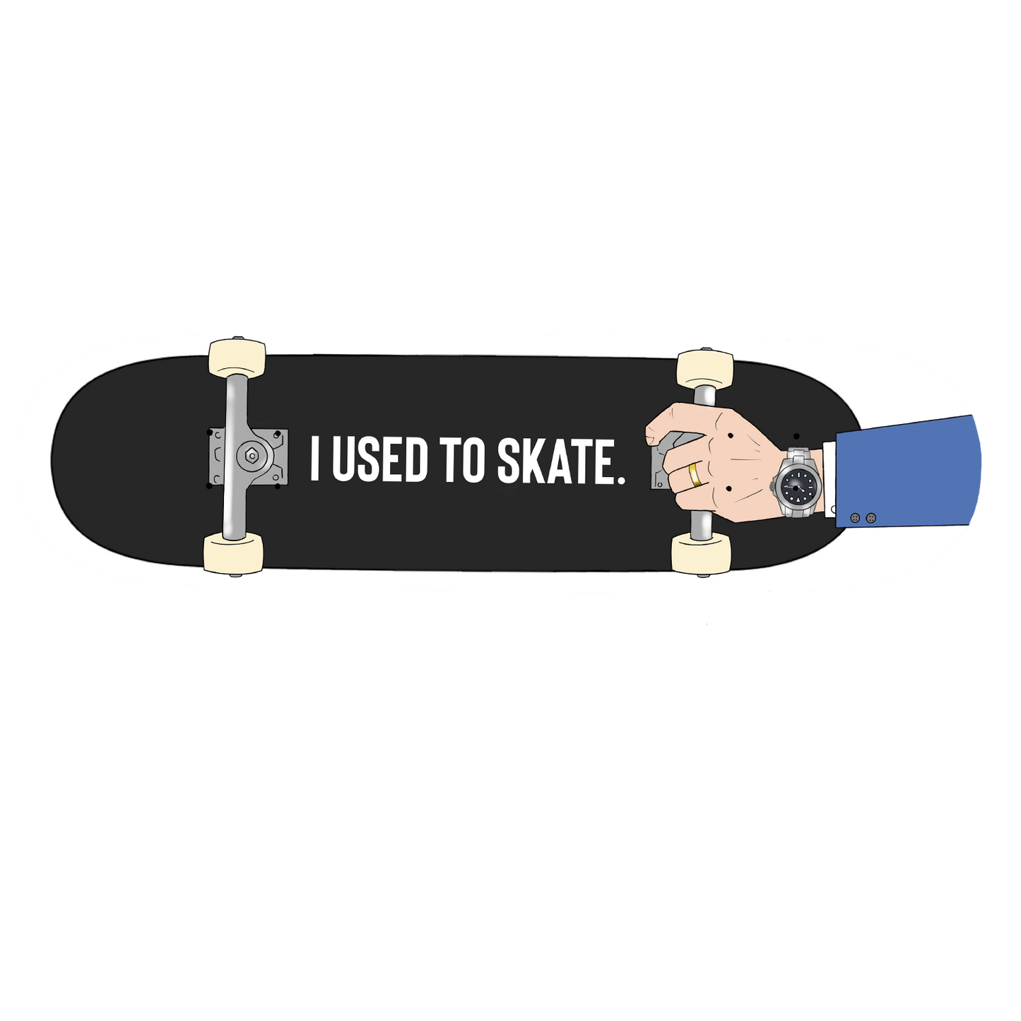 I Used to Skate x Mall Grab Skate Deck