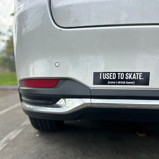 I Used to Skate x Now I Drink Beer Sticker