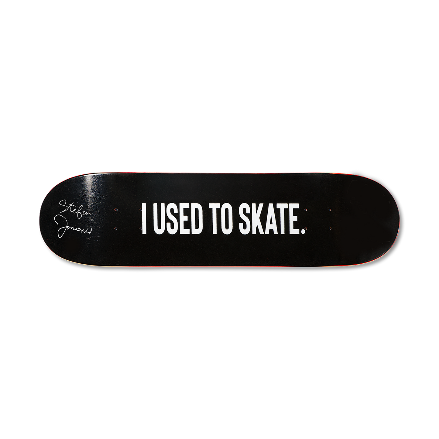 Limited 'I Used to Skate' Classic Board graphic with Stefan Janoski Autograph