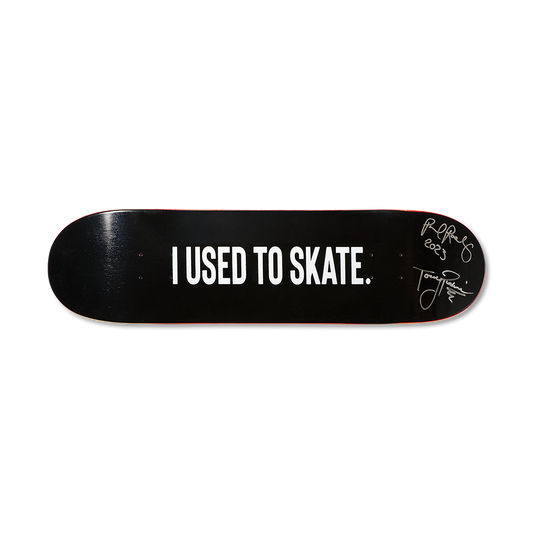Limited Edition Paul Rodriguez & Torey Pudwill Autographed 'I Used to Skate' Classic Deck