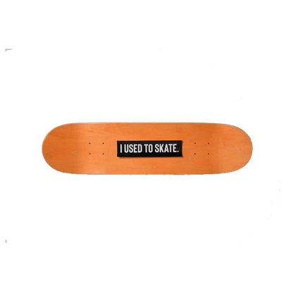 'I Used to Skate' Bumper Sticker