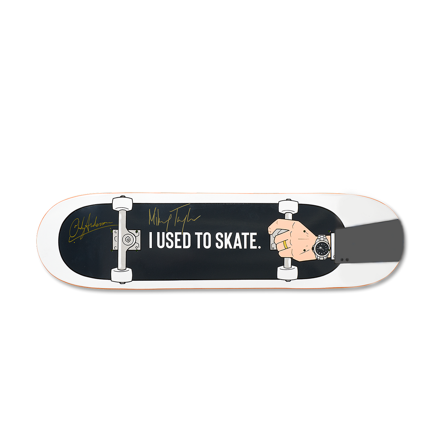 Limited Edition Mikey Taylor & Andy Anderson Autographed 'I Used to Skate' Mall Grab Board