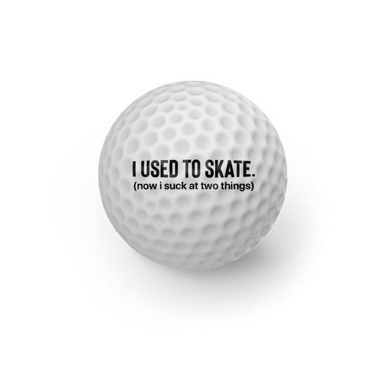 I Used to Skate x Now I Play Golf | Golf Ball 3-Pack | Storied