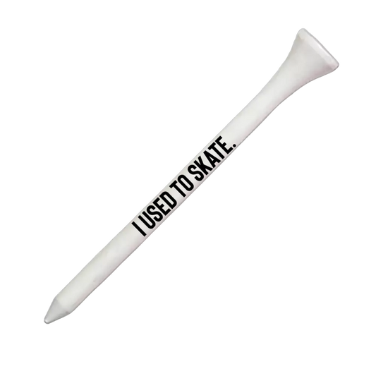 I Used to Skate x Now I Play Golf | Golf Tees | Pack of 25 | Storied