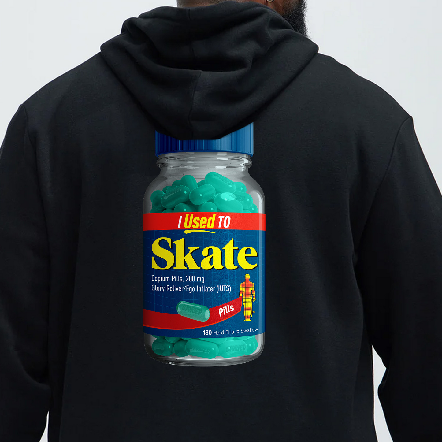 Sudadera con capucha "I Used to Skate"