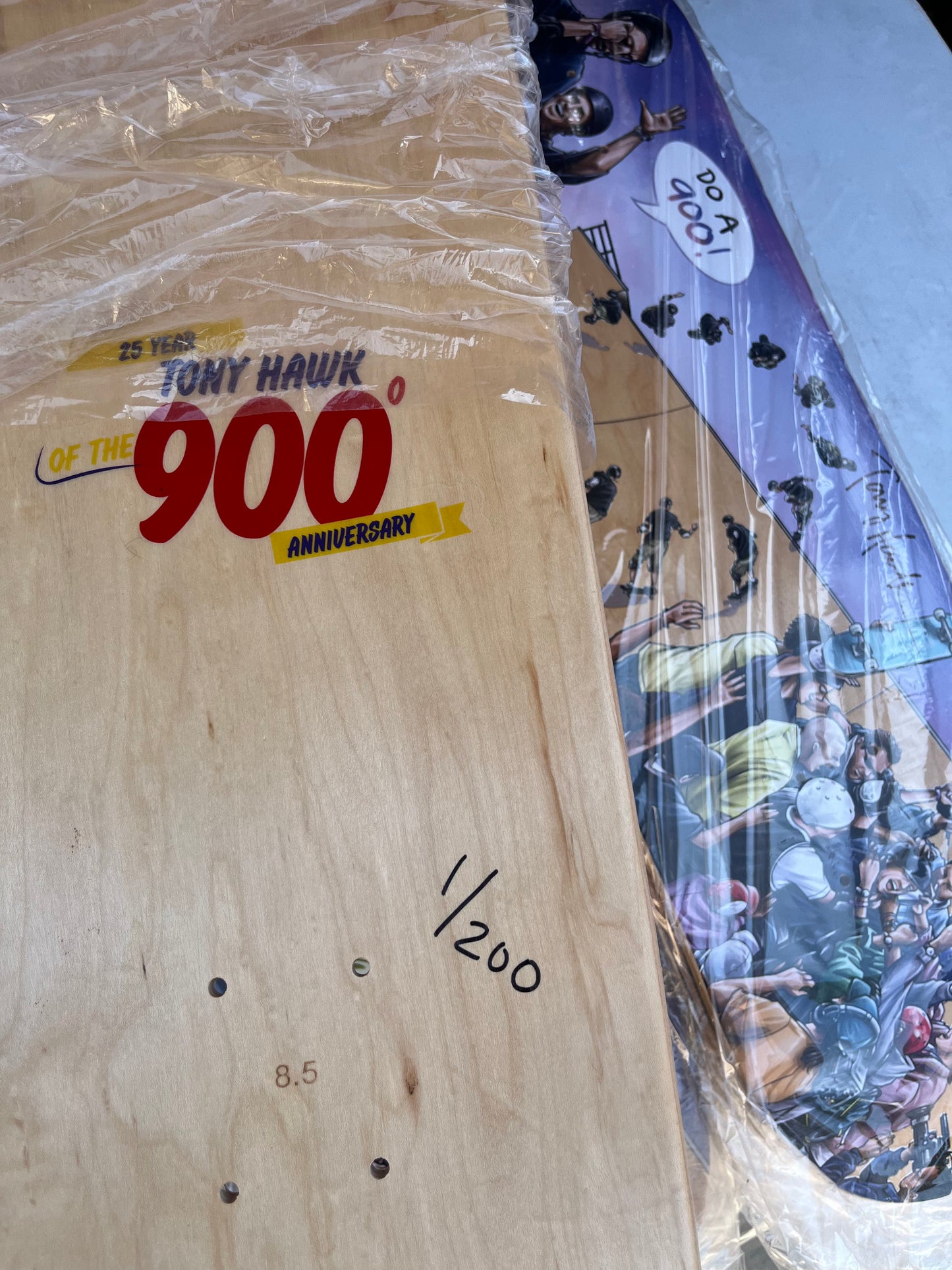 Exclusive Autographed Tony Hawk 25 Year Anniversary 'The 900' Storied Deck