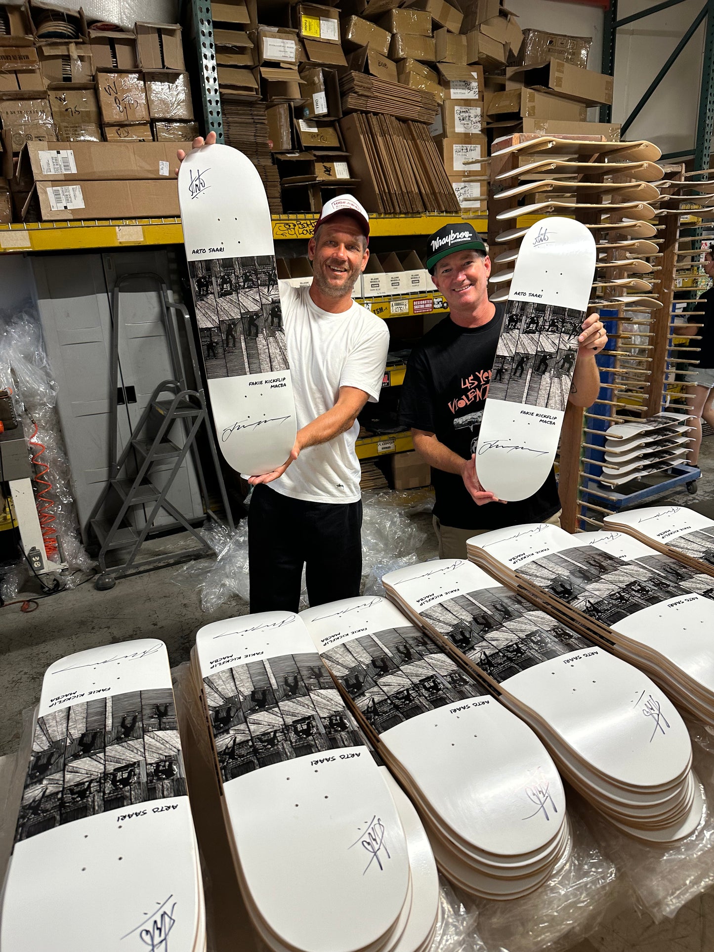 Arto Saari 'Fakie Flip Macba' Autographed Artist Series Deck – Limited Edition | Jeremy Wray