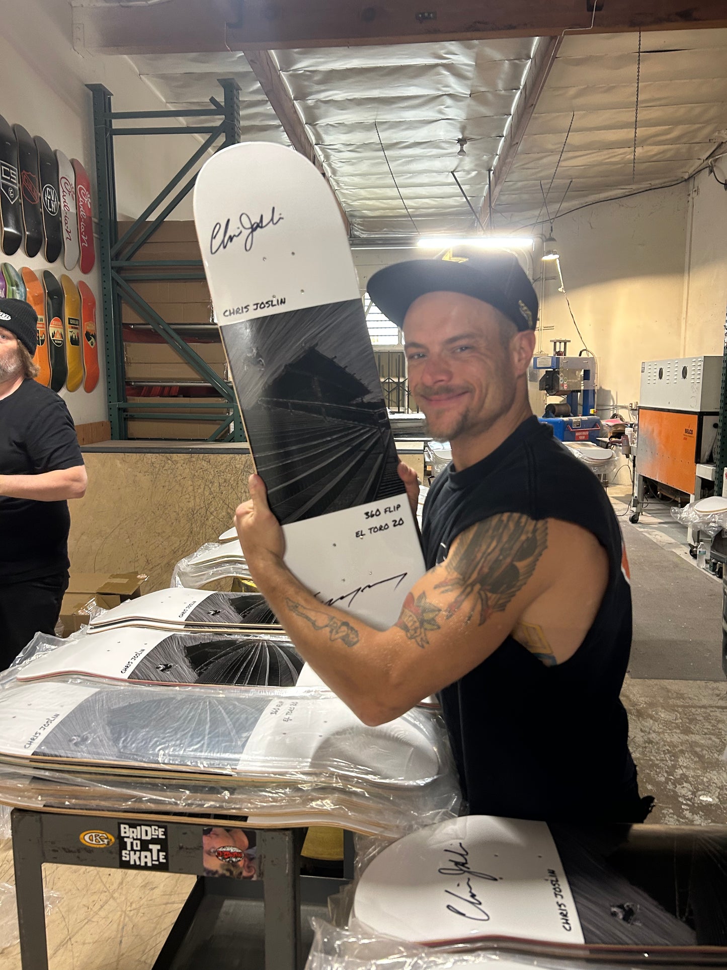 Baraja histórica autografiada y dibujada a mano de Jeremy Wray "Water Tower Ollie"