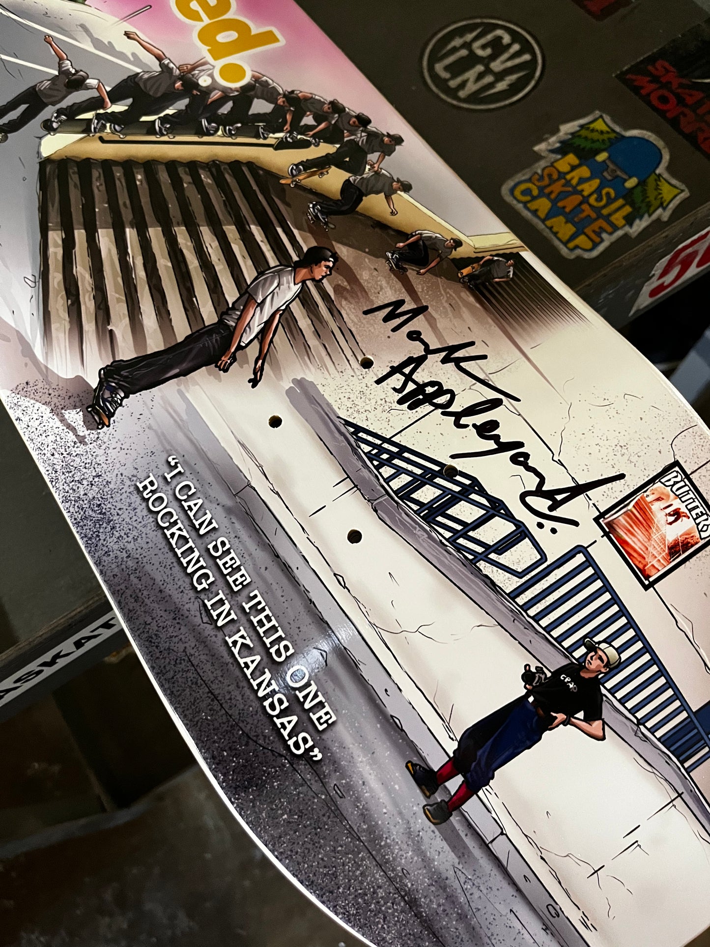 Limited Edition Autographed Mark Appleyard 'Sorry' Storied Deck