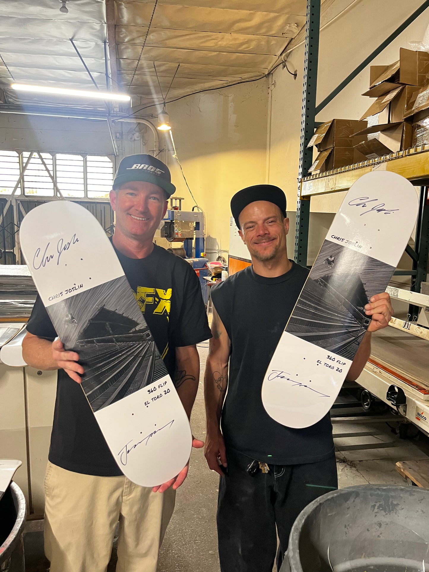 Baraja histórica autografiada y dibujada a mano de Jeremy Wray "Water Tower Ollie"