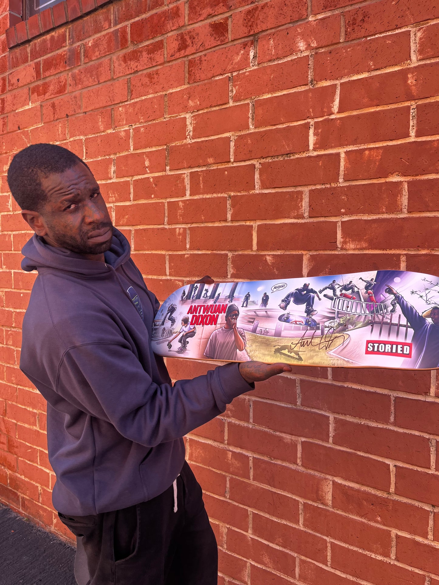(Pre-Sale) Autographed Antwuan Dixon  'Baker 3' Storied Deck. Limited Edition.