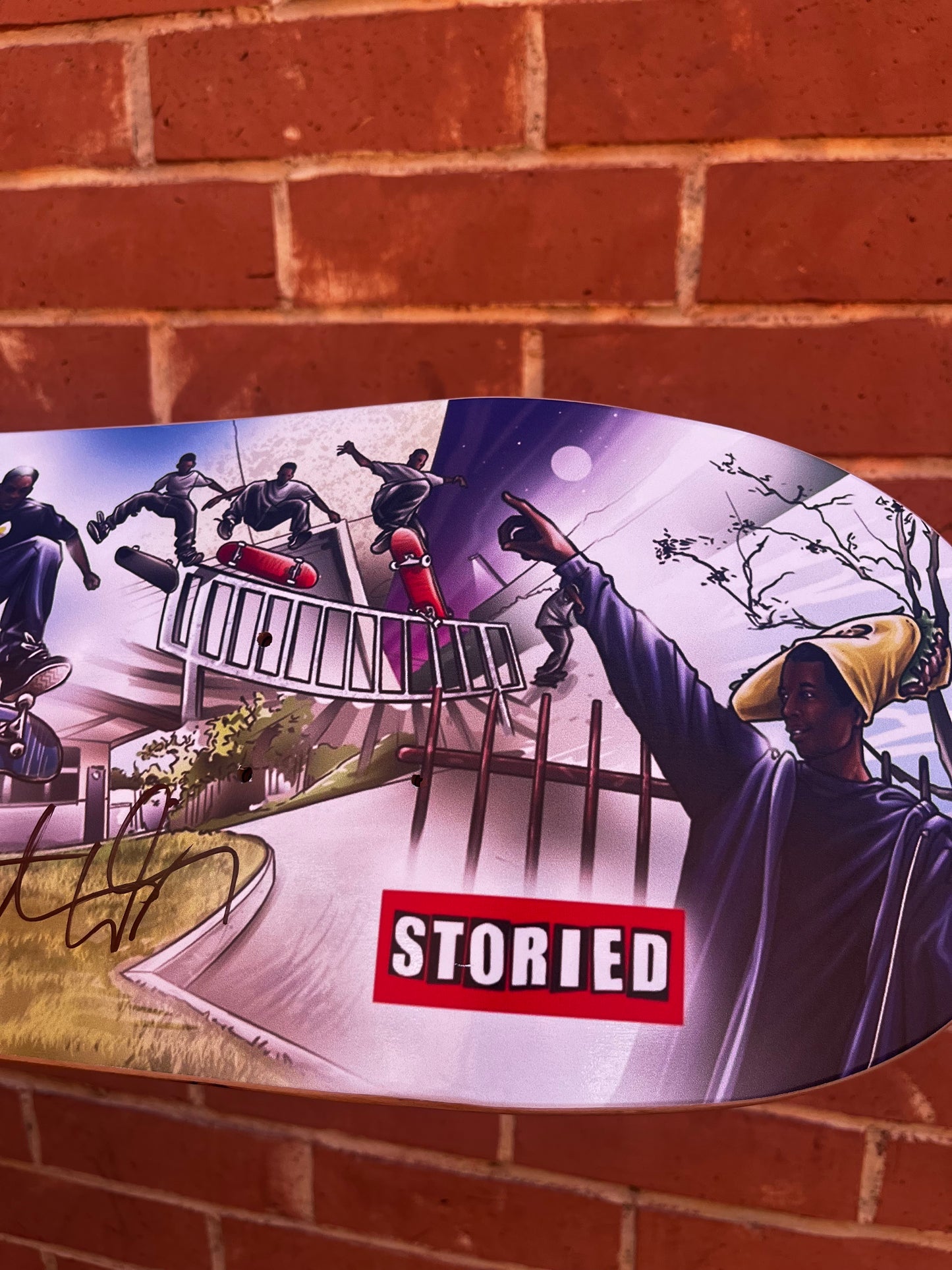 (Pre-Sale) Autographed Antwuan Dixon  'Baker 3' Storied Deck. Limited Edition.