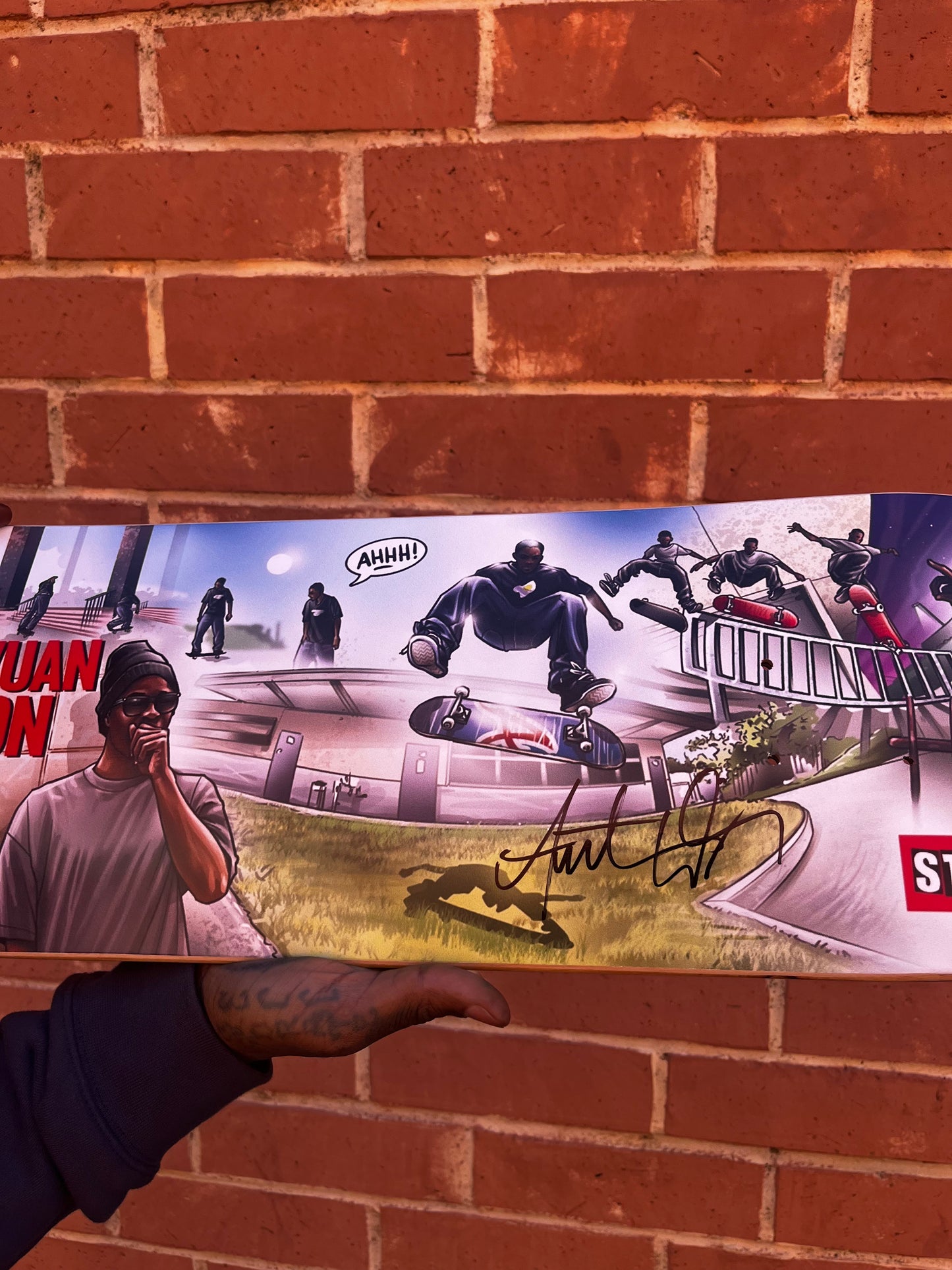 (Pre-Sale) Autographed Antwuan Dixon  'Baker 3' Storied Deck. Limited Edition.