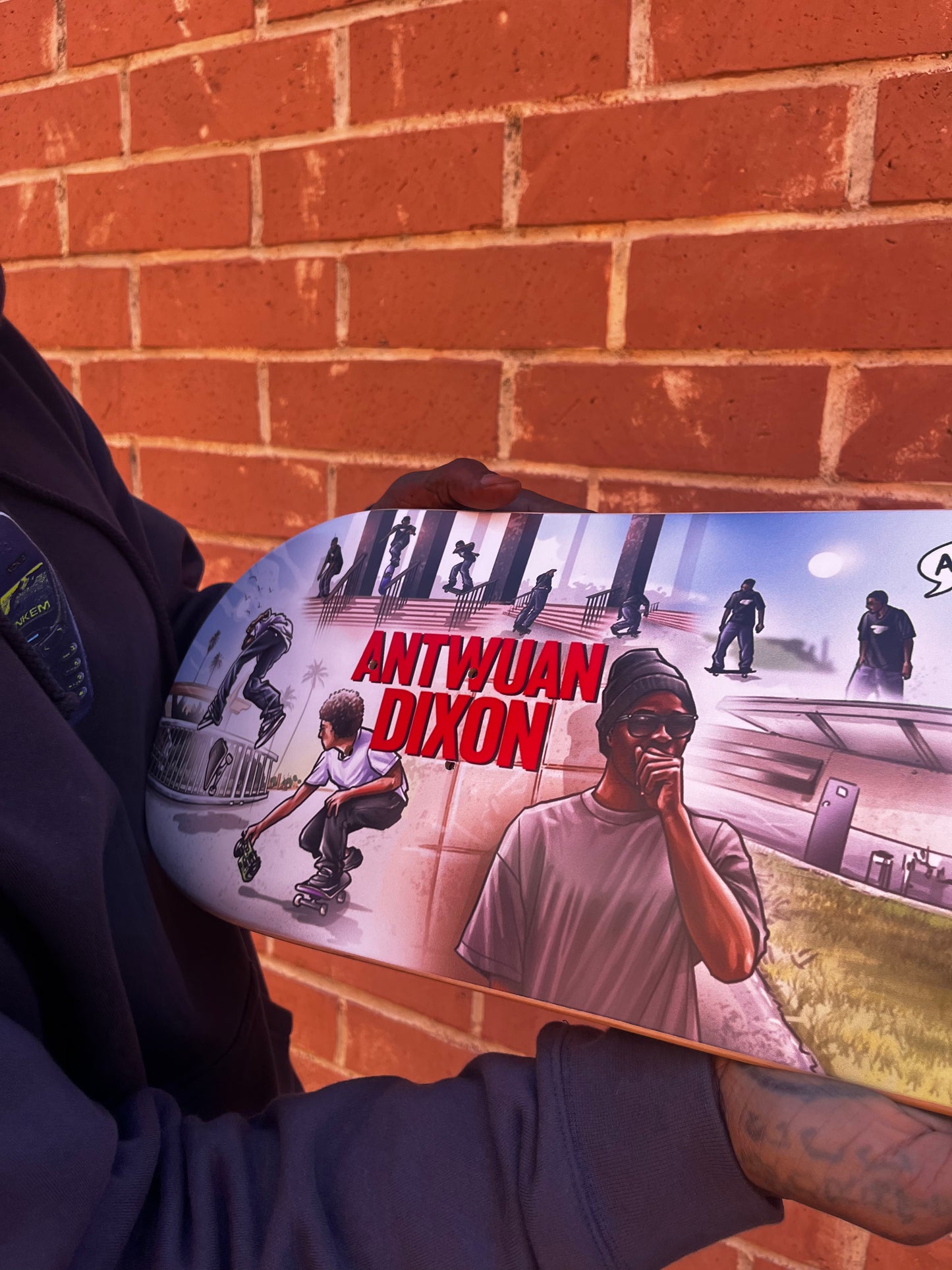 (Pre-Sale) Autographed Antwuan Dixon  'Baker 3' Storied Deck. Limited Edition.