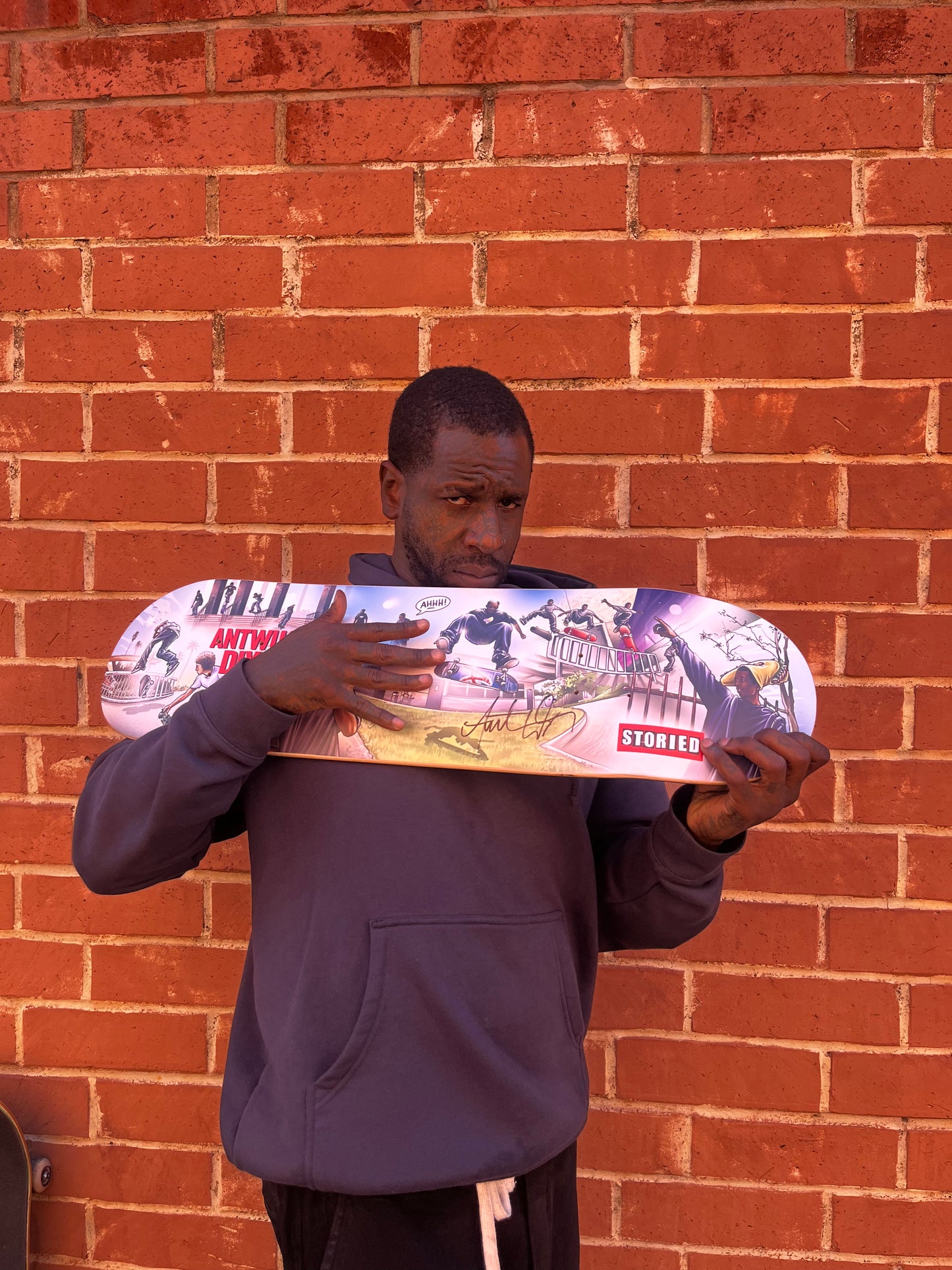 (Pre-Sale) Autographed Antwuan Dixon  'Baker 3' Storied Deck. Limited Edition.
