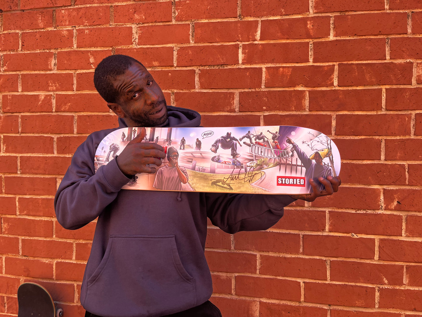 (Pre-Sale) Autographed Antwuan Dixon  'Baker 3' Storied Deck. Limited Edition.