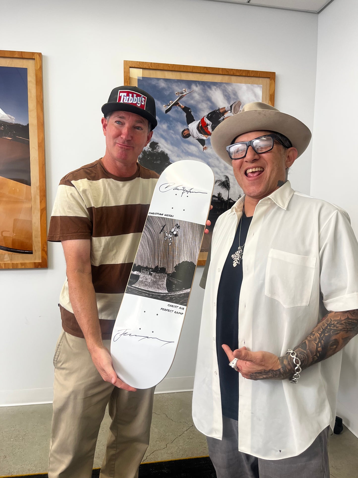 Christian Hosoi & Jeremy Wray 'Christ Air' Artist Series Deck – Autographed Limited Edition