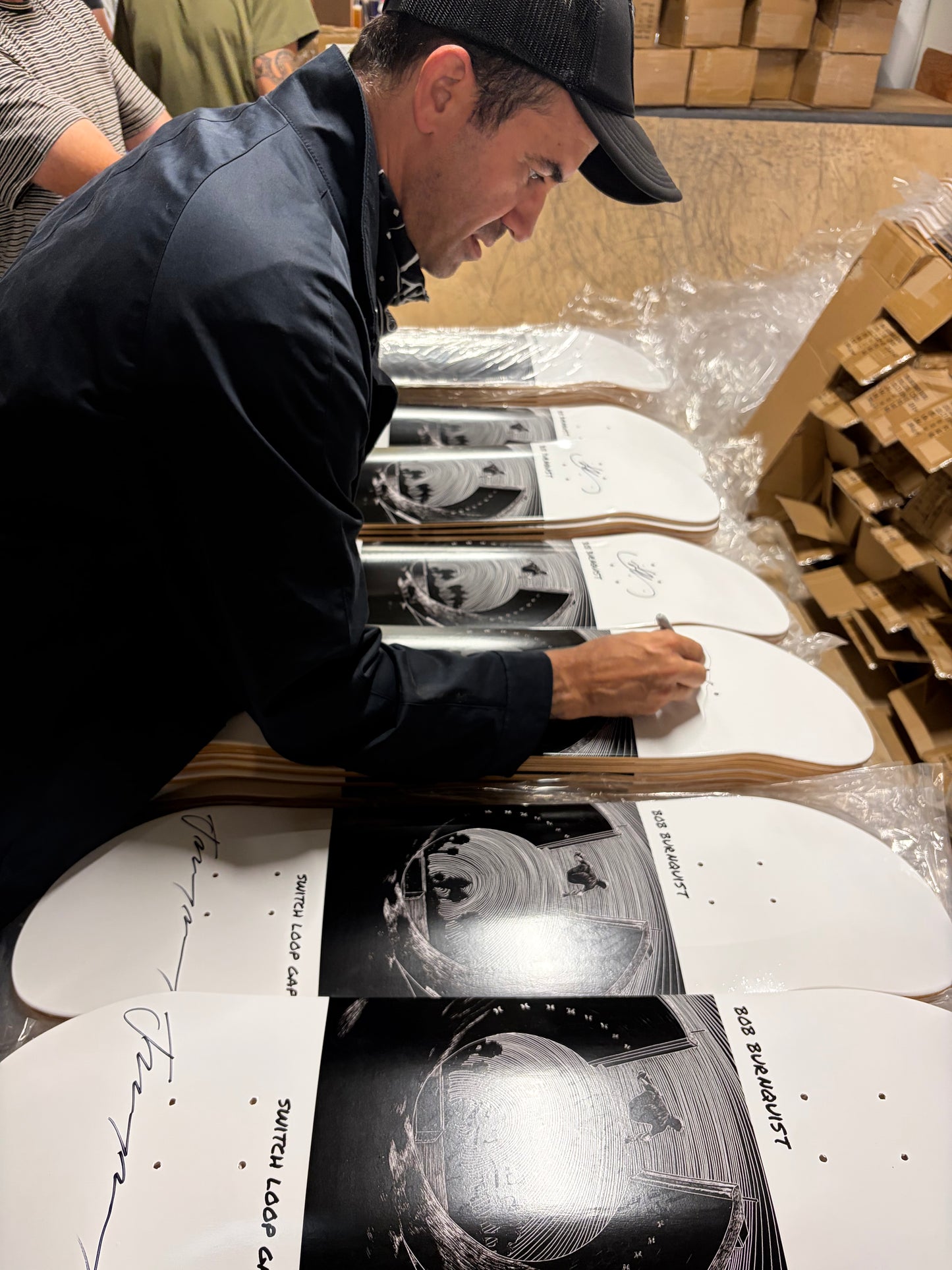 Bob Burnquist 'Switch Loop Gap' Autographed Artist Series Deck – Limited Edition | Jeremy Wray