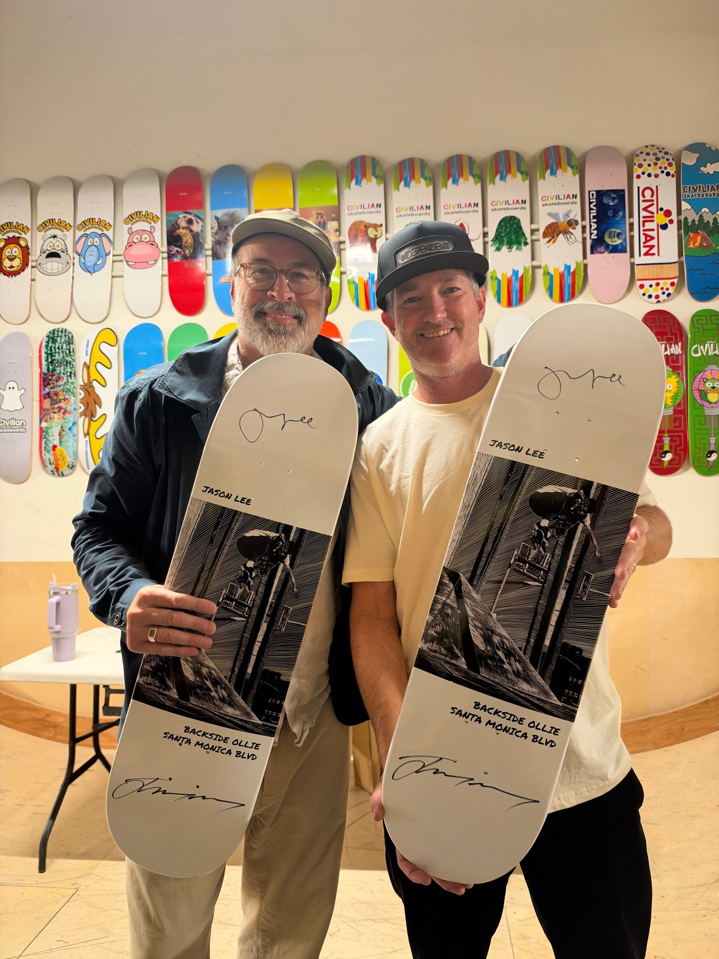 Jason Lee 'Backside Ollie Santa Monica' Autographed Artist Series Deck – Limited Edition | Jeremy Wray