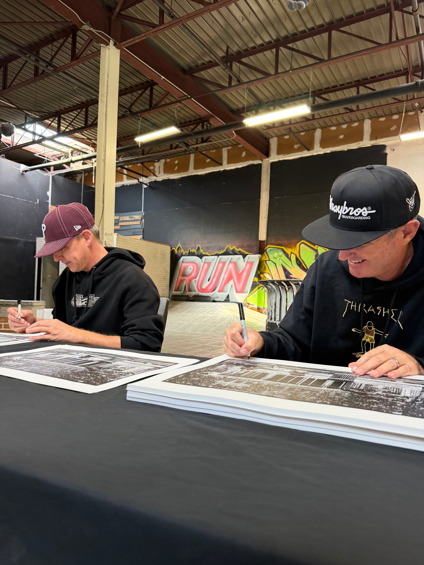 Josh Kalis & Jeremy Wray “Love Park 360 Flip” Love Park, Philadelphia Lithographic Print, 16×20 | Mike Blabac
