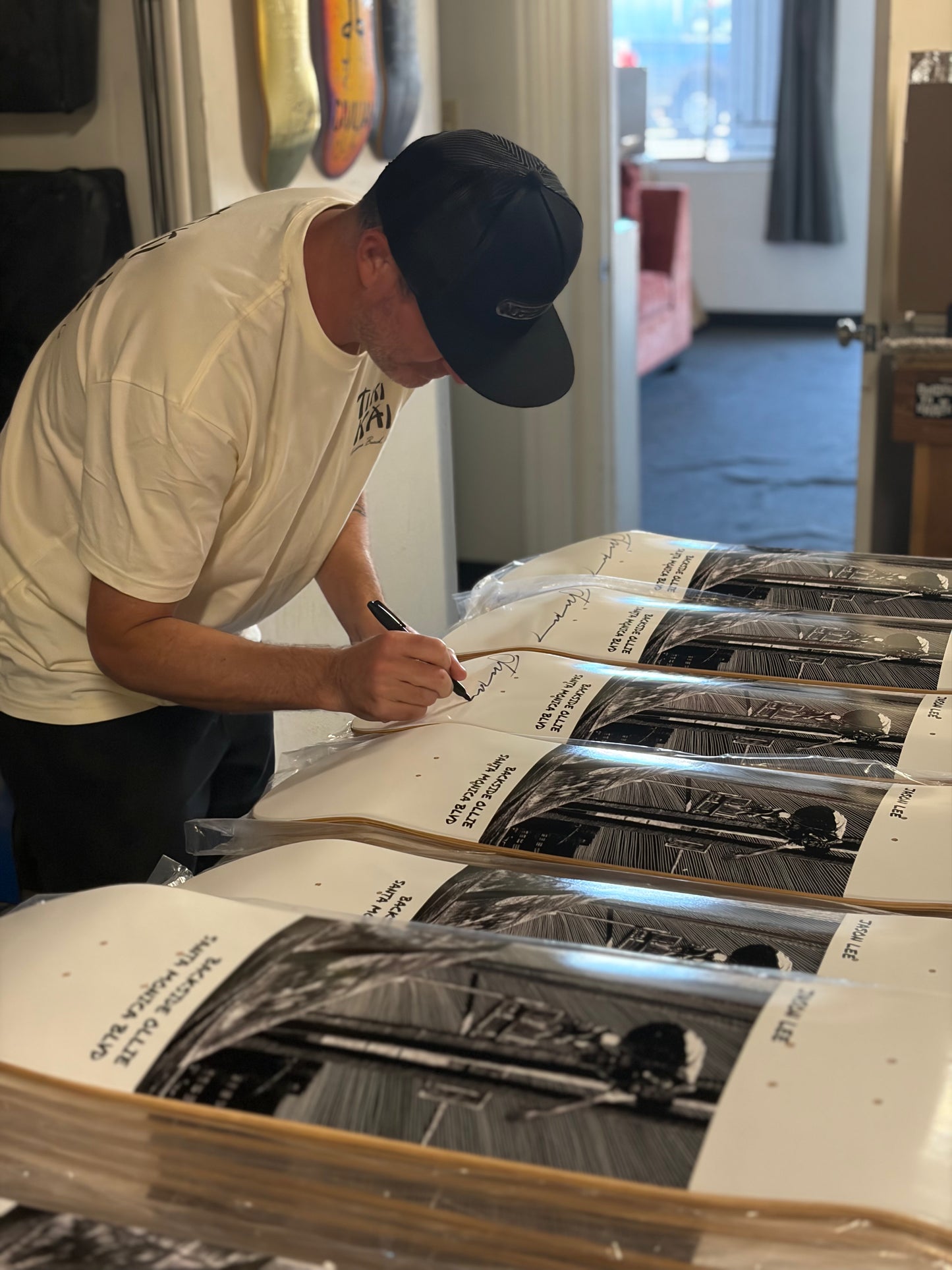 Jason Lee 'Backside Ollie Santa Monica' Autographed Artist Series Deck – Limited Edition | Jeremy Wray