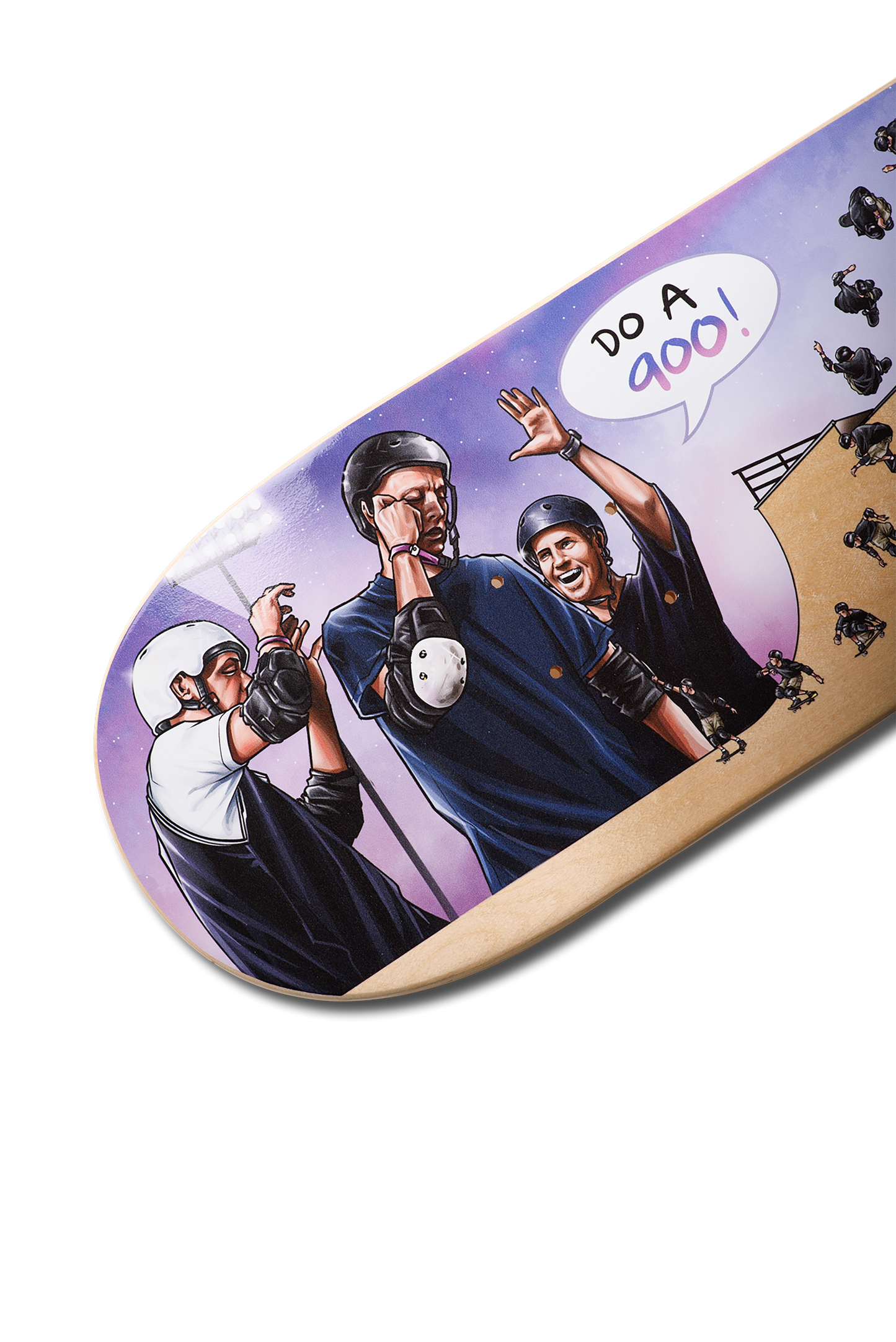 Limited Edition Autographed Tony Hawk 'The 900' Storied Deck